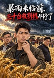 暴雨来临前，三十台收割机却停了